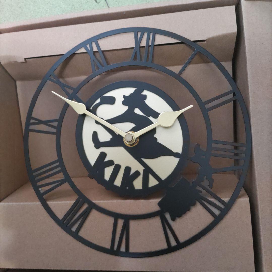 完売品。ジブリ。魔女の宅急便 Kiki 掛時計。稼働確認済み。