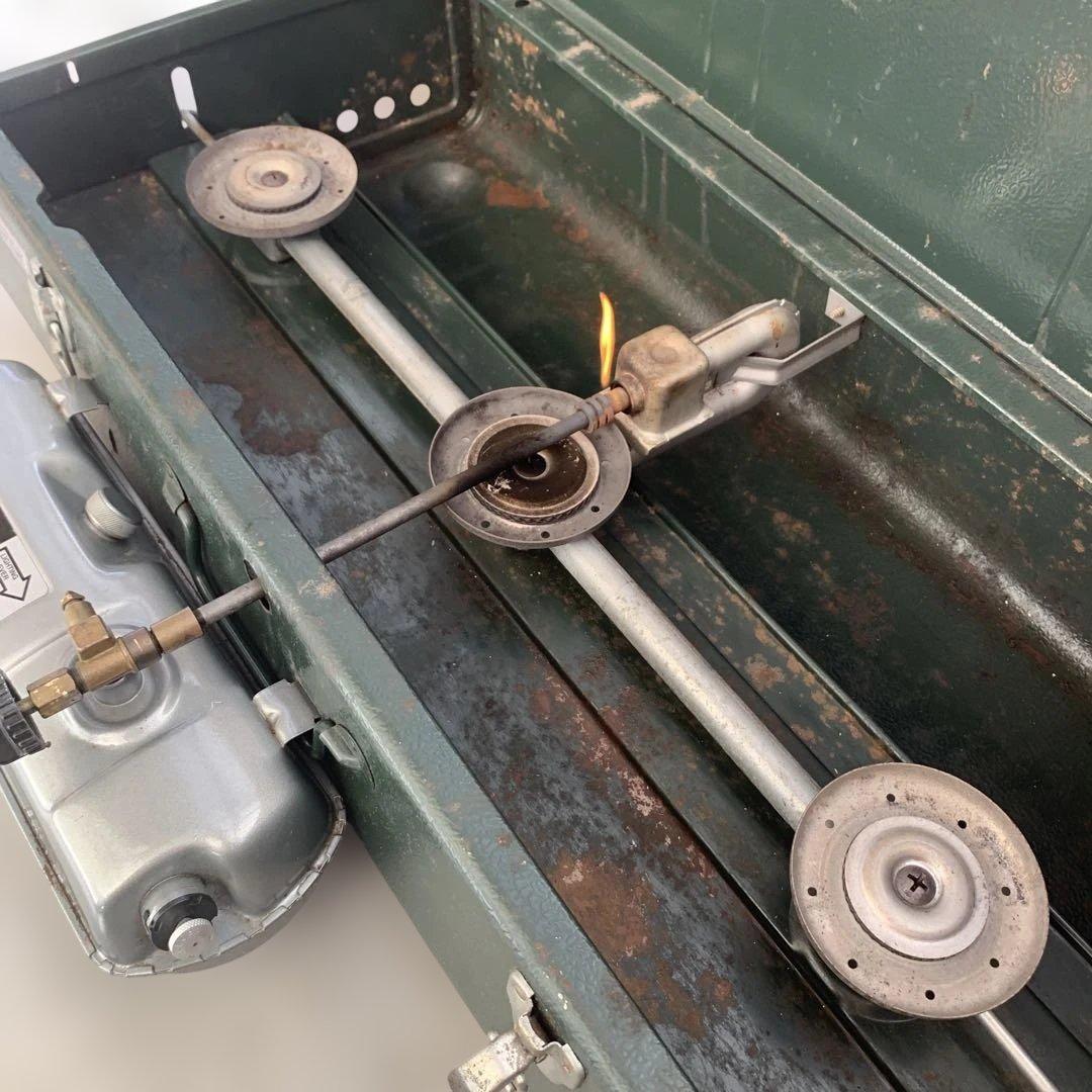 Coleman コールマン428 スリーバーナー　コンロ　デュアルフューエル