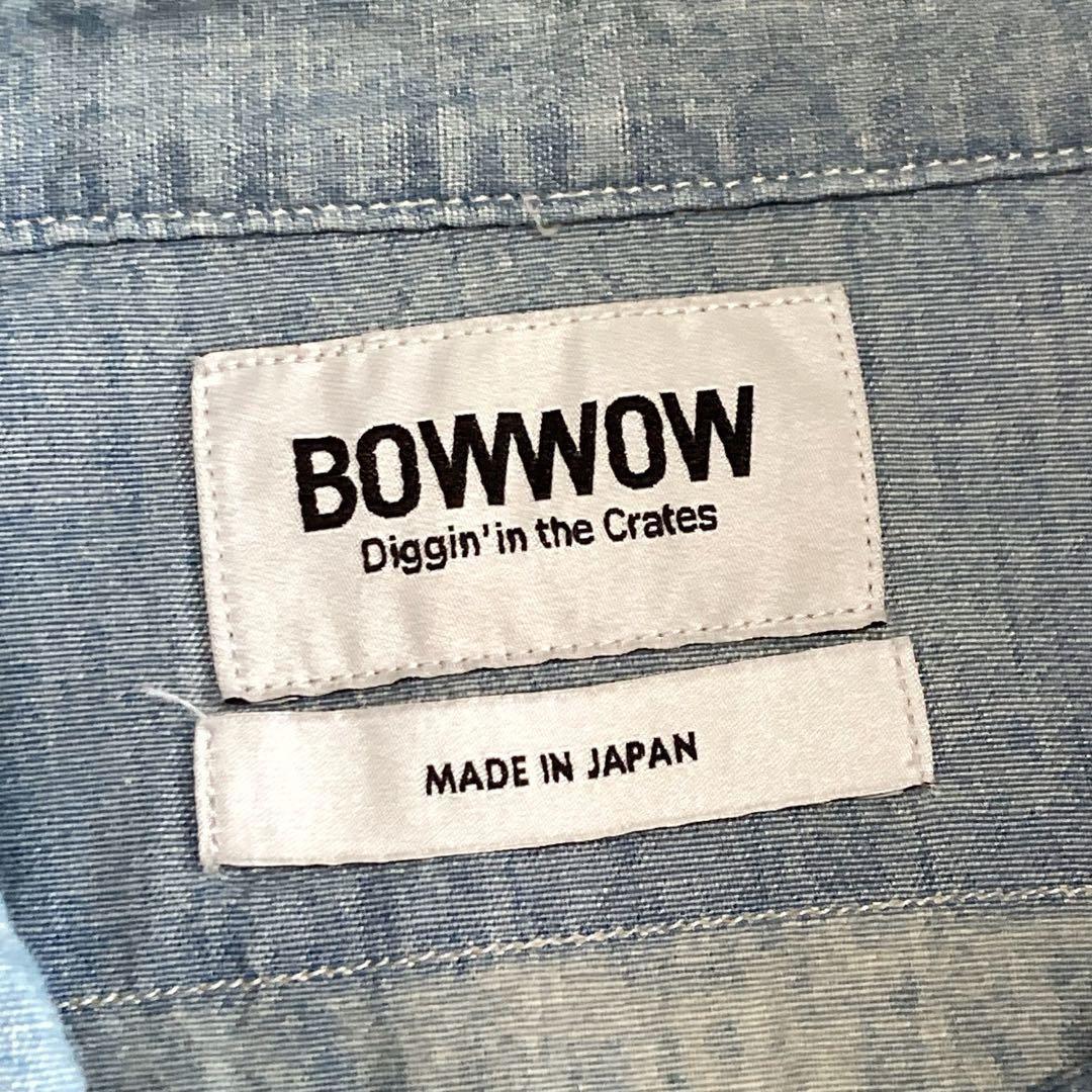 BOWWOW シャンブレーシャツ ヴィンテージ加工 XL デニムシャツ