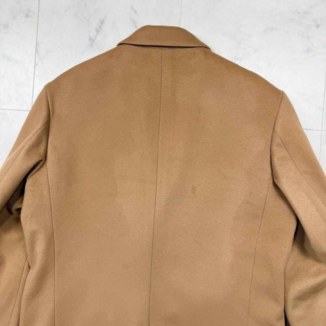 超希少 未使用 XL ビームス　チェスターコート　カシミヤ　キャメル　ビジネス