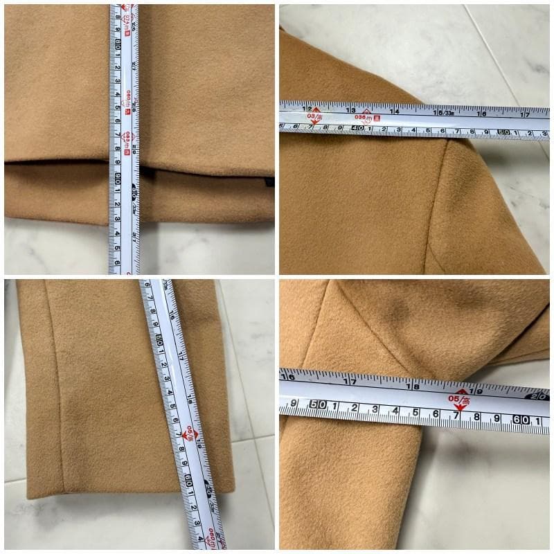 超希少 未使用 XL ビームス　チェスターコート　カシミヤ　キャメル　ビジネス