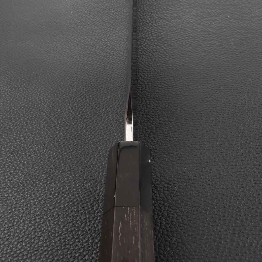 8732切付柳刃包丁9寸鏡面仕上げ刺身包丁 刃は究極の切れ味 黒檀黒水牛角八角柄