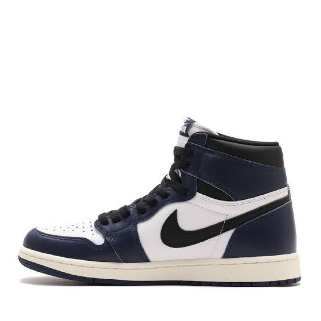 靴 NIKE Jordan1 midnight navy