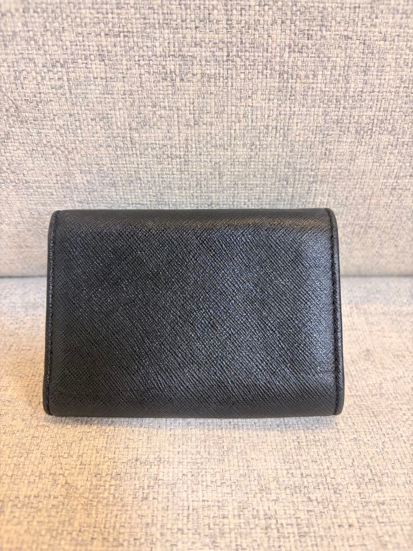 Vivienne Westwood オーブ 三つ折り財布 レザー ブラック 黒