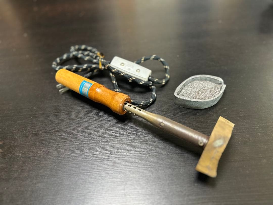 アートフラワー用コテセット　「コテ3本、葉型1種、コテ先16種」