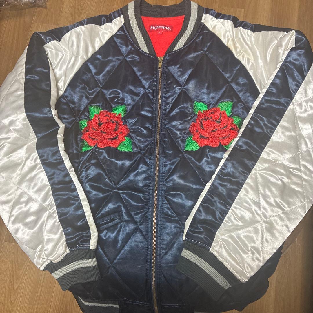 ジャケット・アウター supreme satin bomber jacket rose