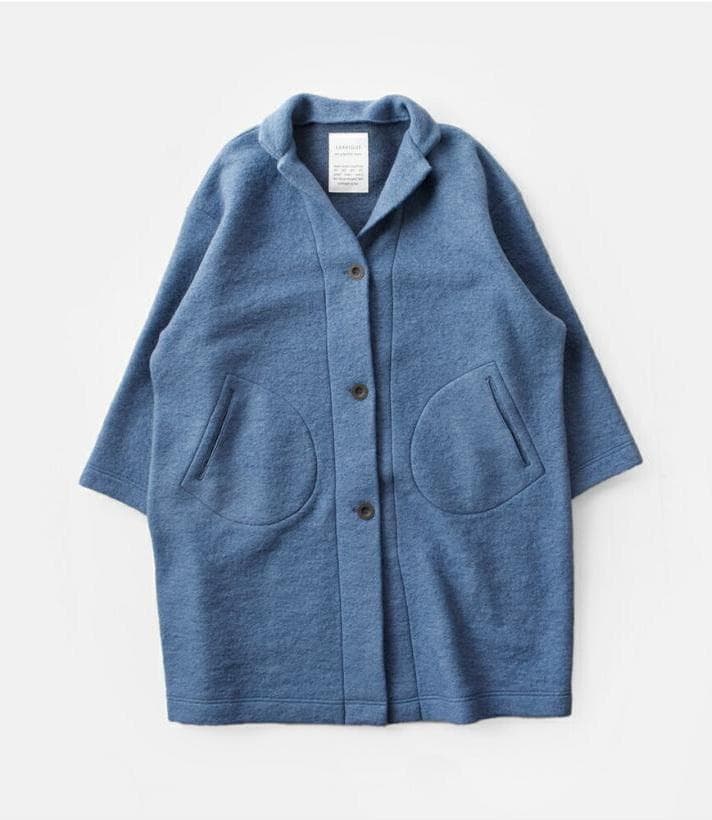 ファブリケ アン プラネテール シェットランド ウール テーラード コート