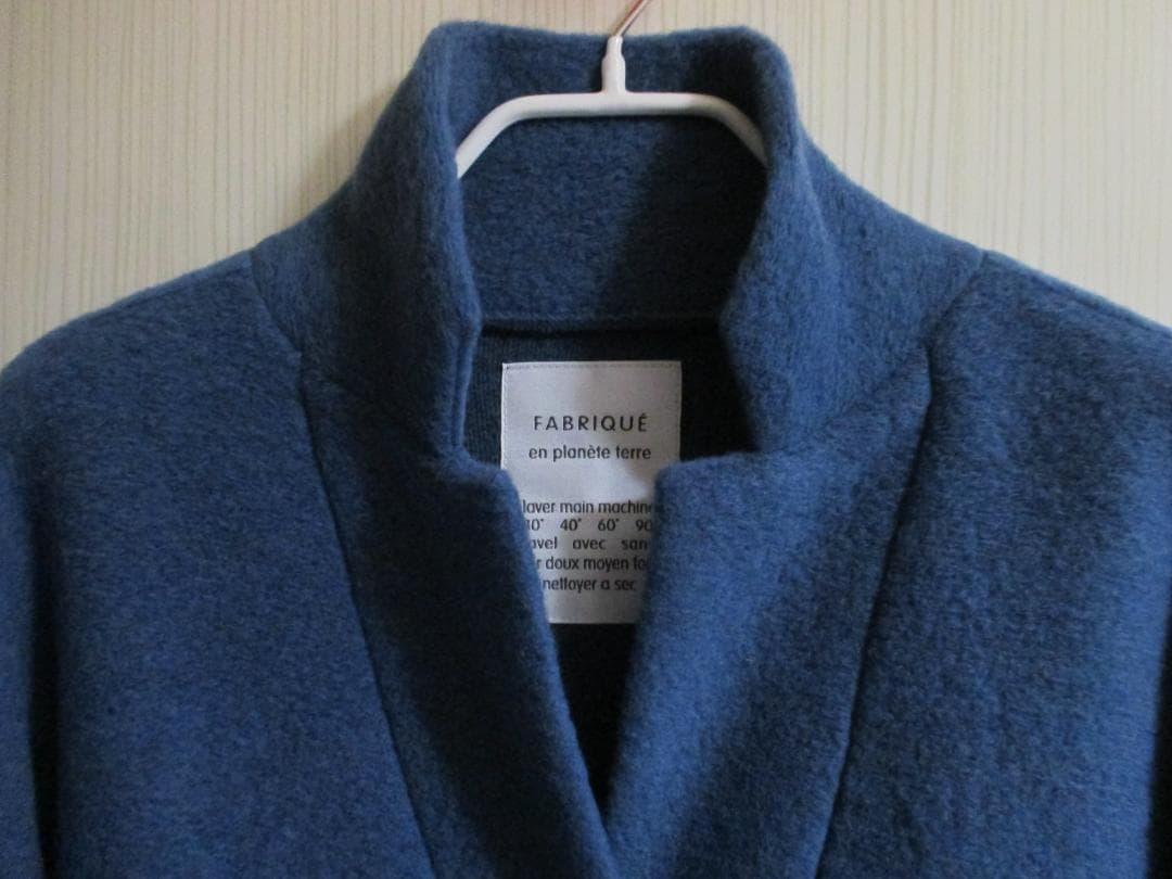 ファブリケ アン プラネテール シェットランド ウール テーラード コート