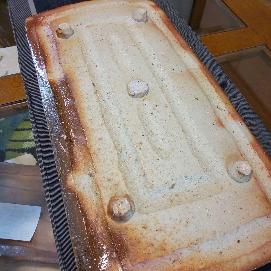 訳あり　迫力　長方皿　9　備前焼