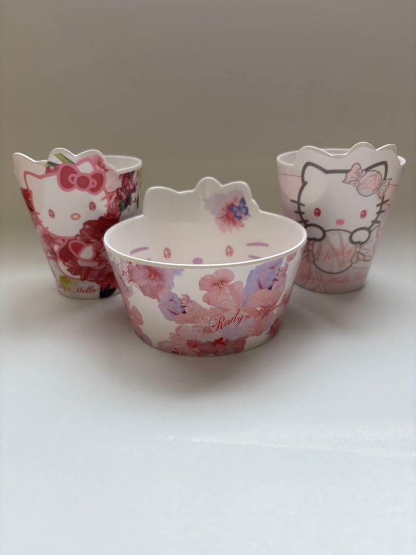 ３点セット Rady × Hello Kitty メラミンボウル メラミンコップ