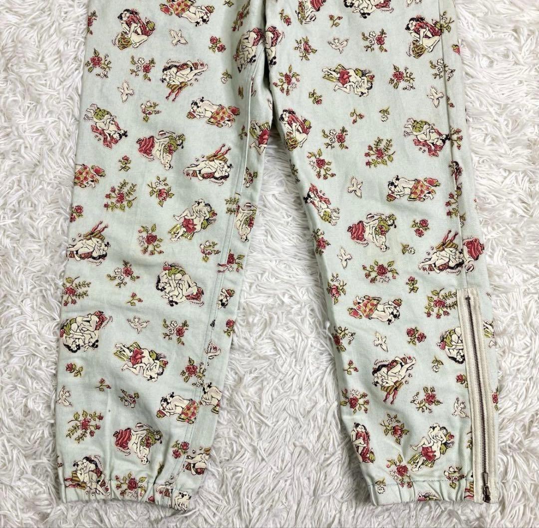 GUCCI2019AWファッションショー限定品　花柄プリントパンツ 32