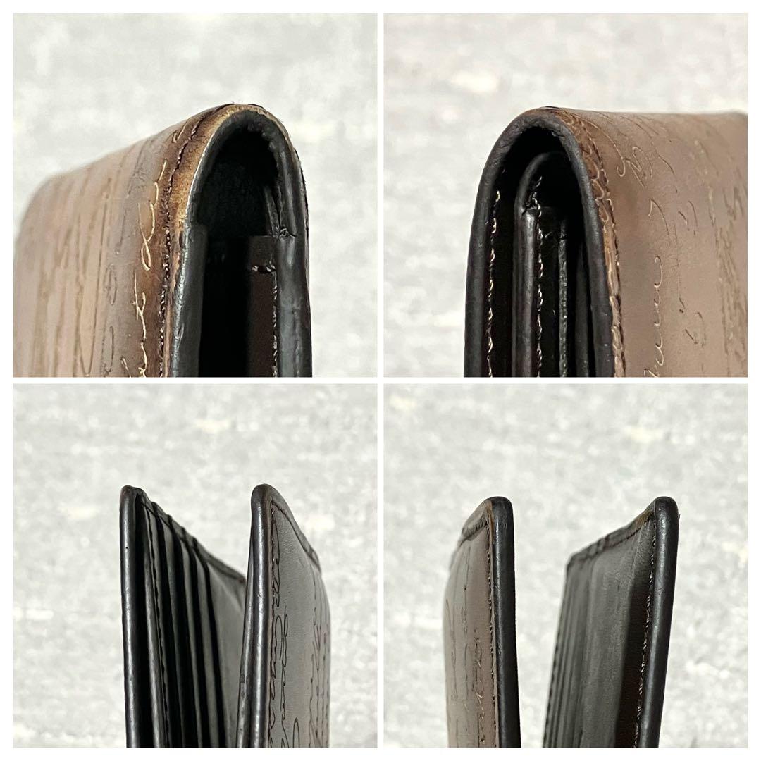 ベルルッティ［二つ折り財布］マコレ　スクリット　カリグラフィ　ヴェネチアレザー