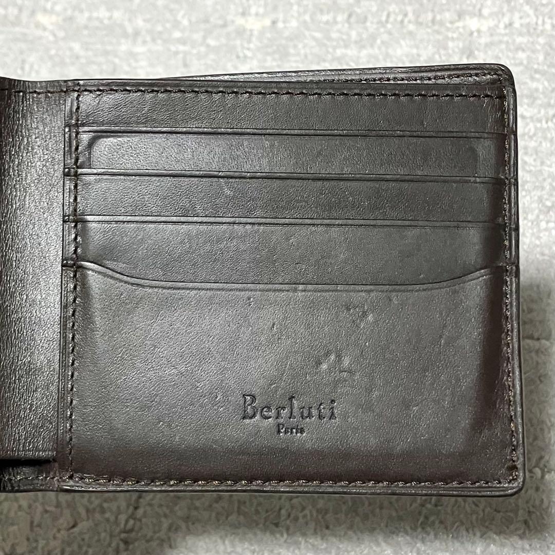 ベルルッティ［二つ折り財布］マコレ　スクリット　カリグラフィ　ヴェネチアレザー