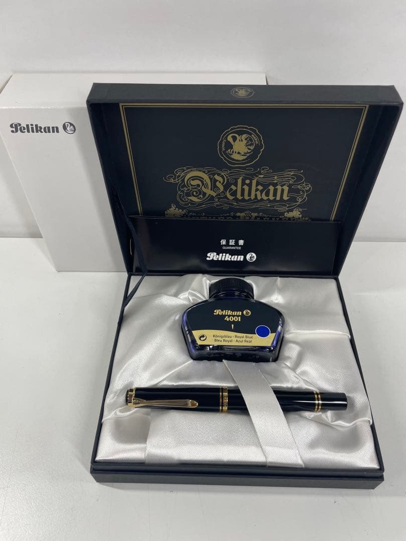 ペリカン万年筆 14K+4001  Blue インクセット