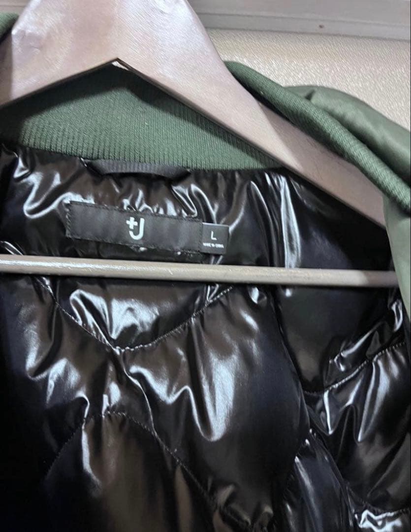 未使用品 ユニクロ×ジルサンダー ダウンオーバーサイズリブブルゾン