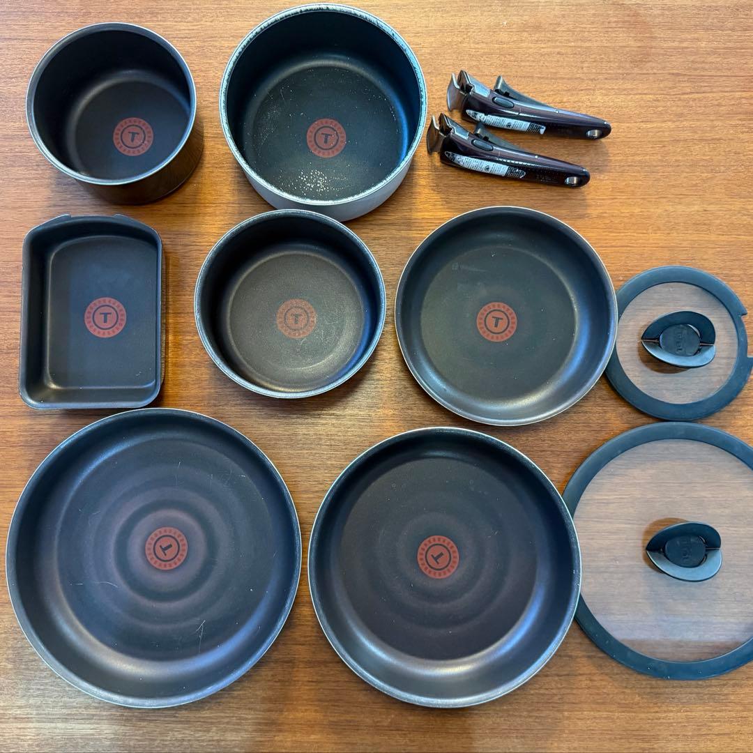 T-fal 鍋・フライパンセット　IH不可　ガス火