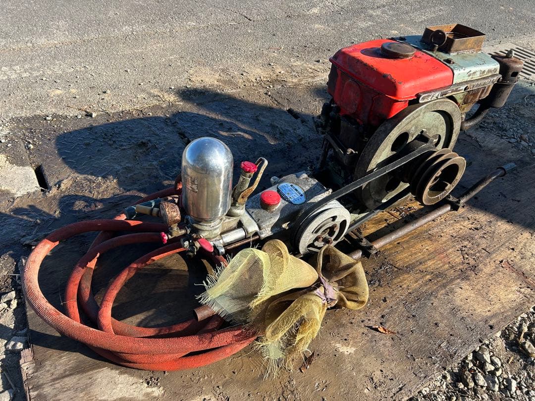 宮崎　丸山 セット動噴　ディーゼル　MS303 4馬力 動力噴霧器 動噴　潅水