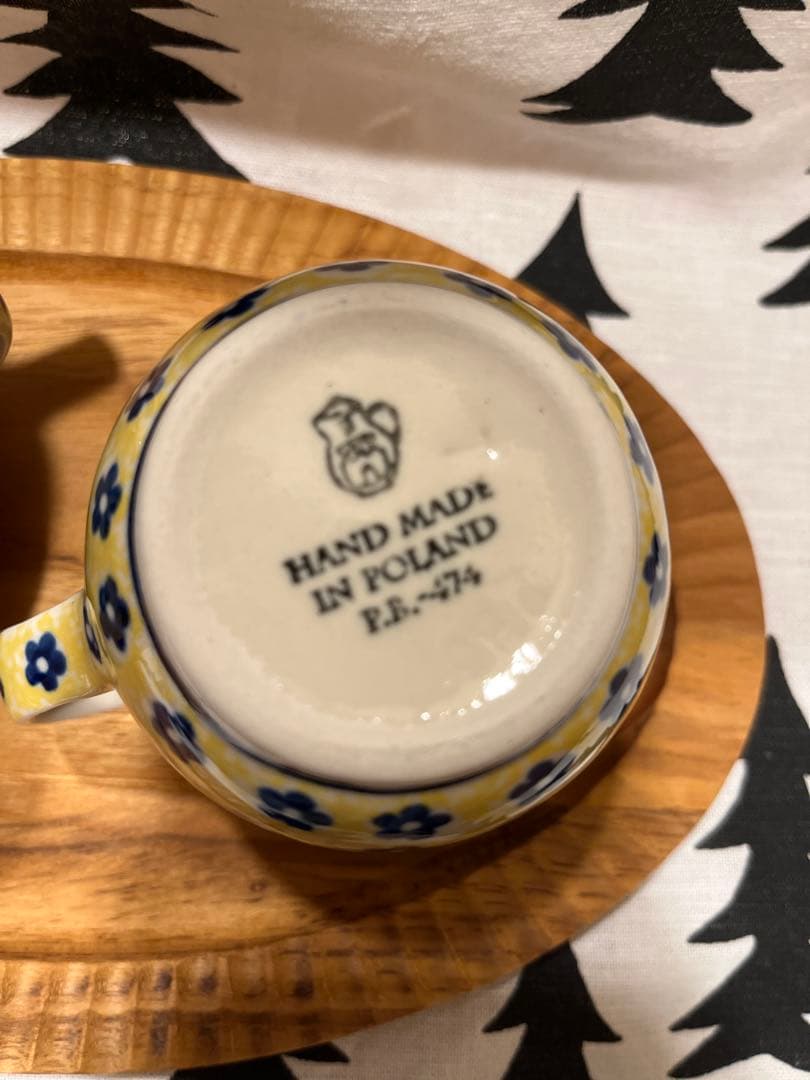 ポーランド食器 シュガーポット&クリーマー