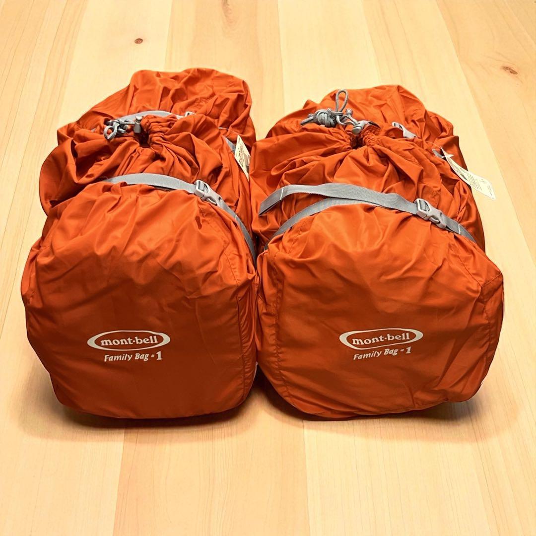 【新品・未使用】mont-bell ファミリーバッグ#1 寝袋 シュラフ