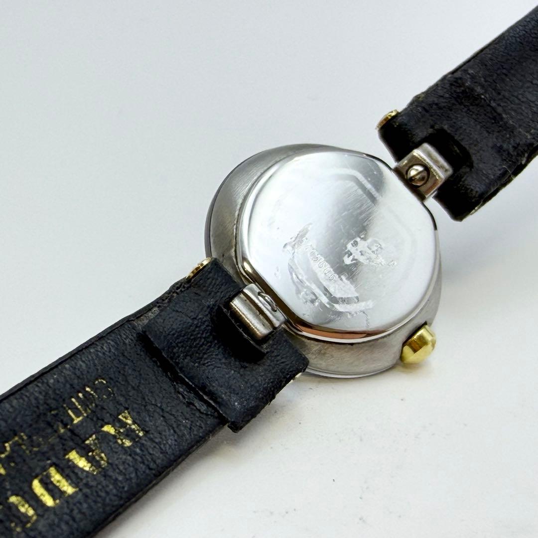 【稼働 新品電池】 RADO ラウンド クオーツ レディース 腕時計