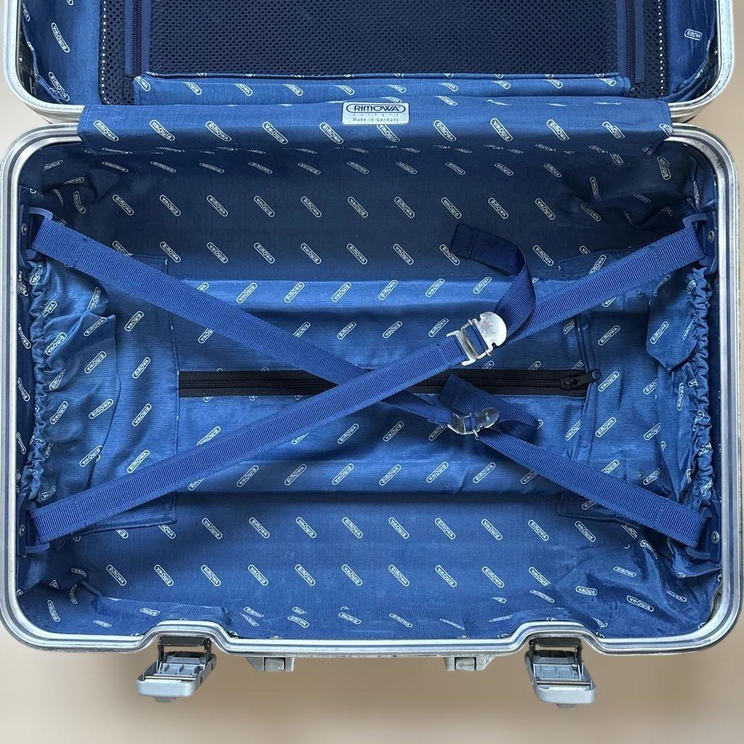 コ*グ様 希少 RIMOWA リモワ トパーズ キャビントローリー　青ロゴ2輪