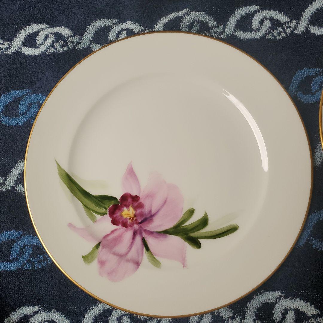 貴重　ハンドペイント　大倉陶園　花柄　プレート6枚セット　オークラ　アンティーク
