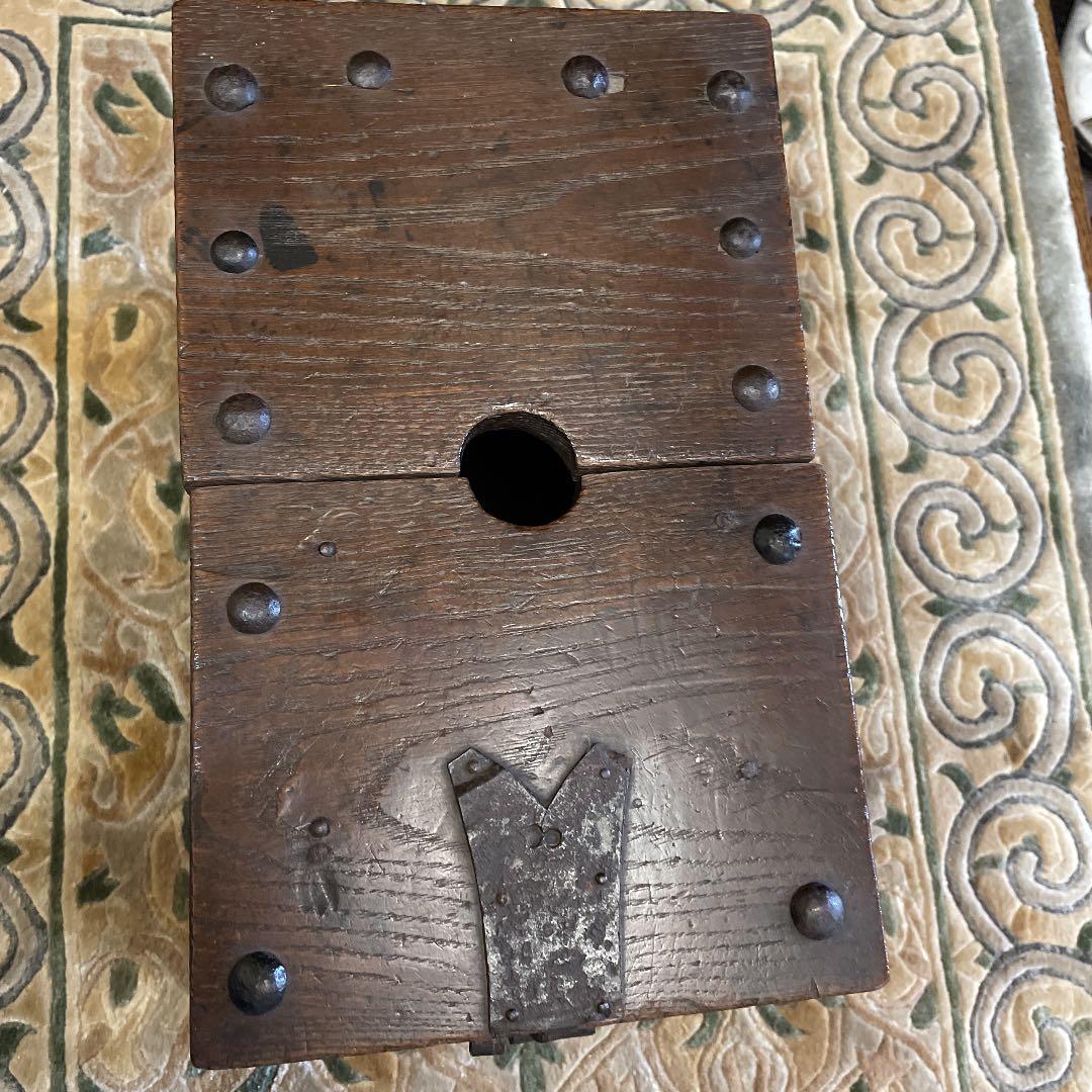 アンティーク　骨董品　銭箱