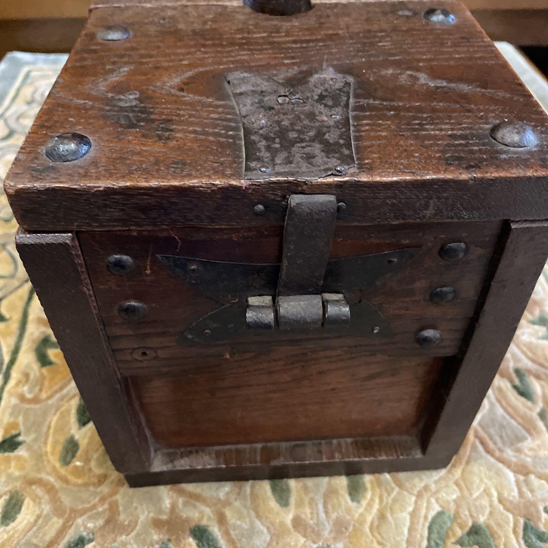 アンティーク　骨董品　銭箱