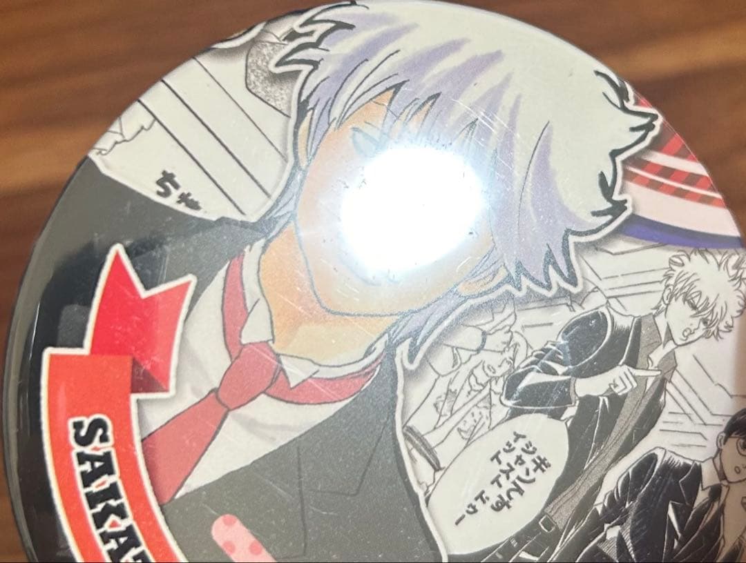 銀魂　ヒーローズ　缶バッジ　坂田銀時