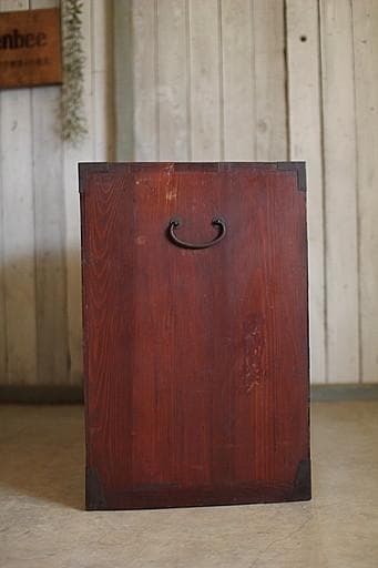 丸金具　時代庄内箪笥3段