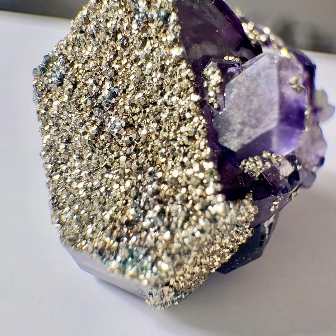 522 中国 内モンゴル産 レアタイプ フローライト&パイライト