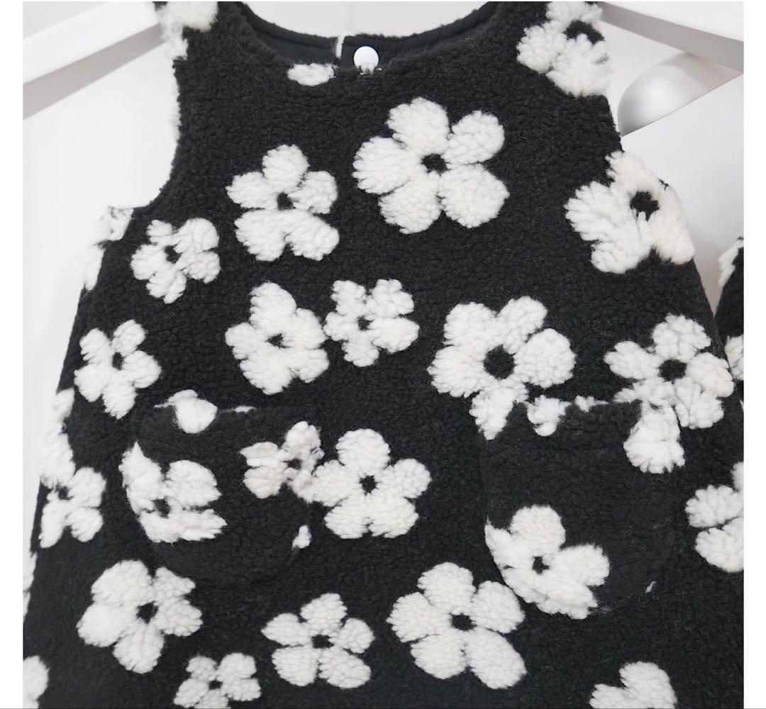 リンカブル　キッズ花柄 ワンピース 110cm