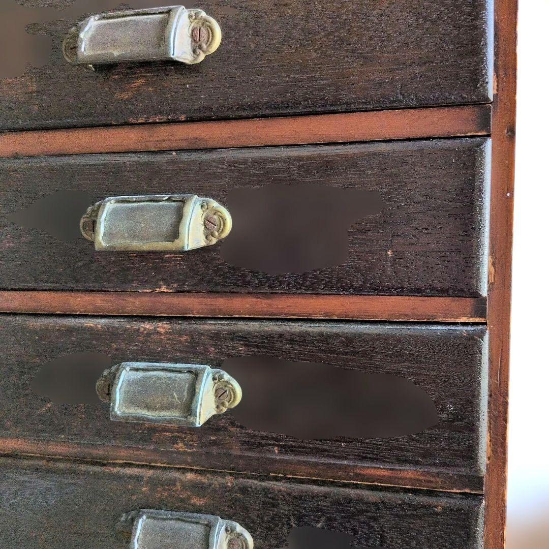 7段小タンス　棚　チェスト　アンティーク　レトロ