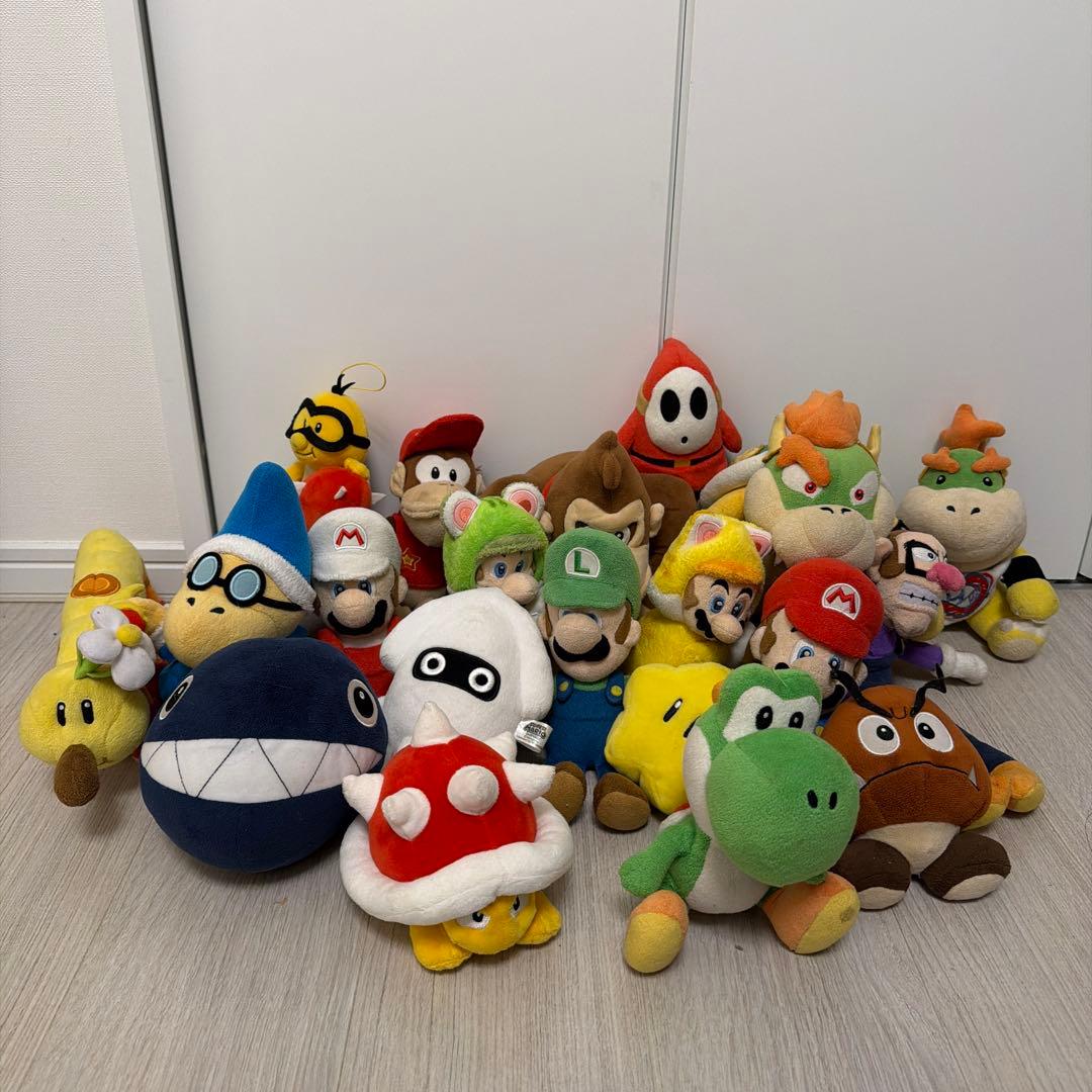 スーパーマリオぬいぐるみ　まとめ売り20体