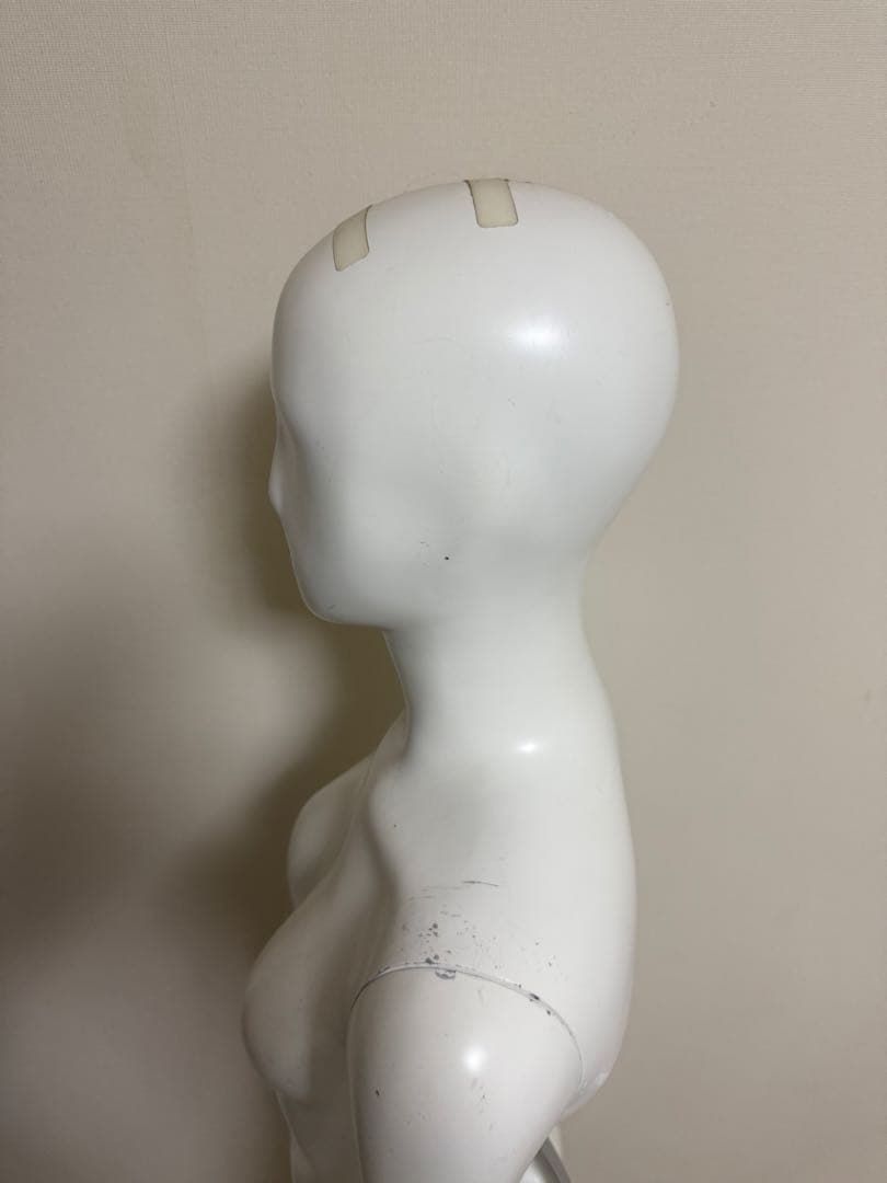 女性　全身トルソー　マネキン　白　高さ調整可能　ディスプレイ　店舗用品　ビジネス