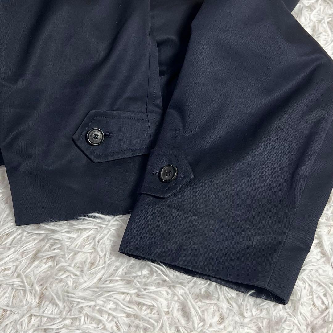 美品 大きいサイズ 2way ブルックスブラザーズ バルマカーンコート 42 紺