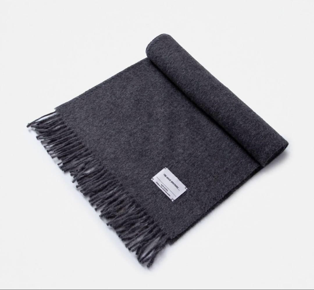 THE INOUE BROTHERS Brushed Scarf グレー