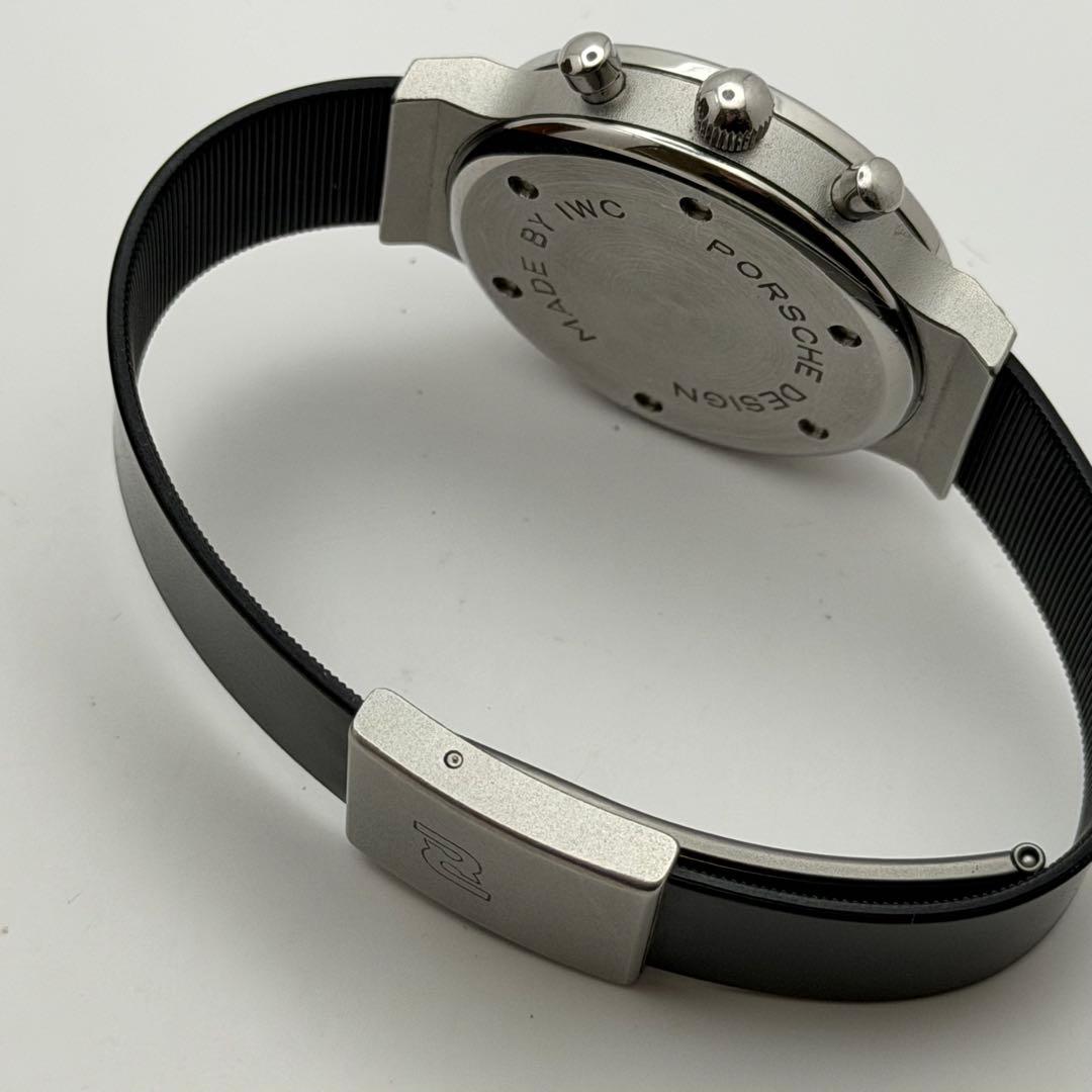 【超希少】ポルシェデザイン　ブラック　クォーツ　IWC 美品