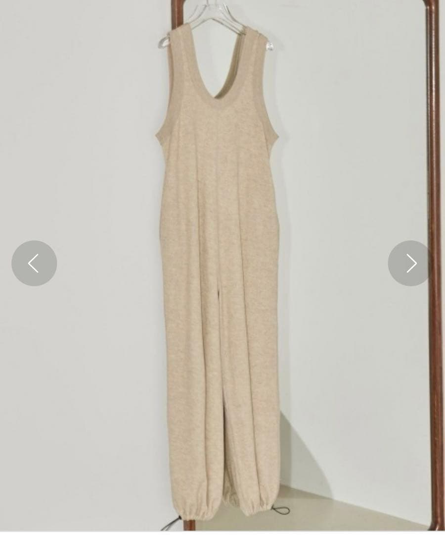 トゥデイフル コットンリネンラフコンビネゾン36