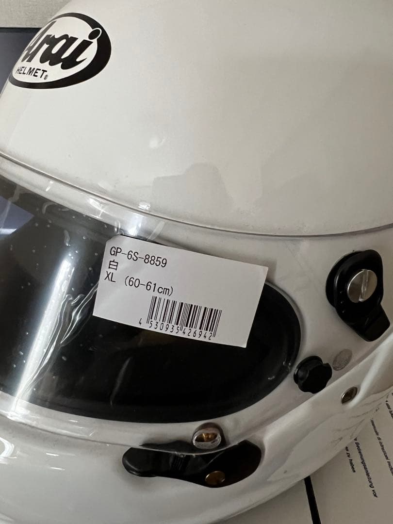アライ フルフェイスヘルメット Arai ホワイト GP-6S 8859 4輪