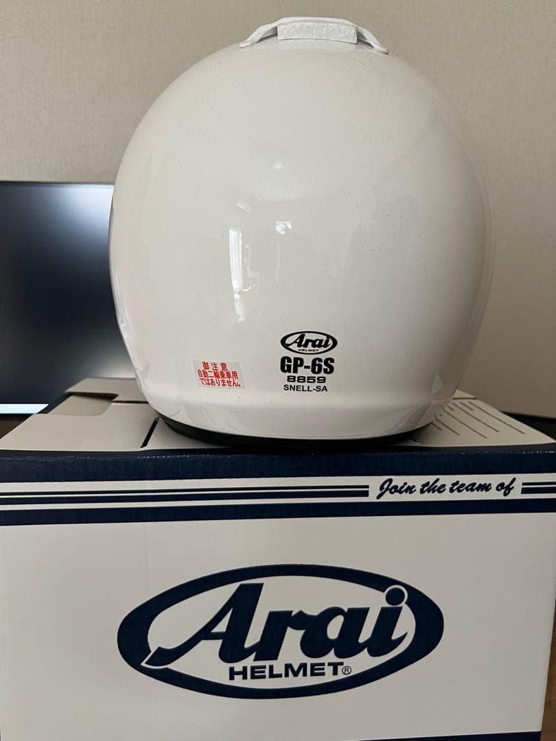 アライ フルフェイスヘルメット Arai ホワイト GP-6S 8859 4輪