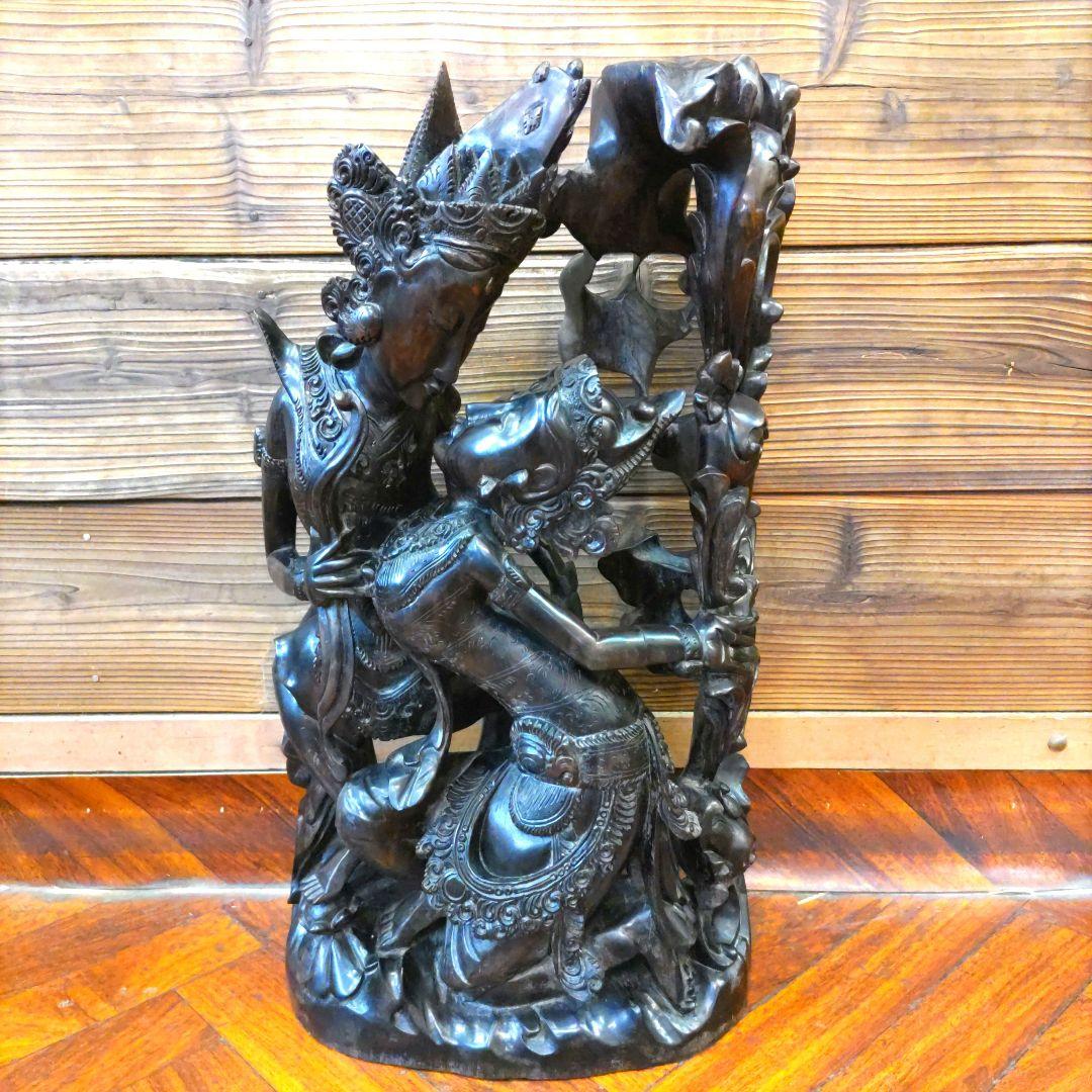 バリ・黒檀・オブジェ