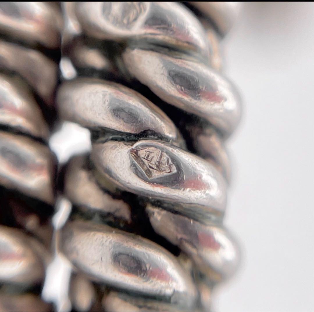 【時間限定】エルメス HERMÈSツイスト シルバー バングル ブレスレット