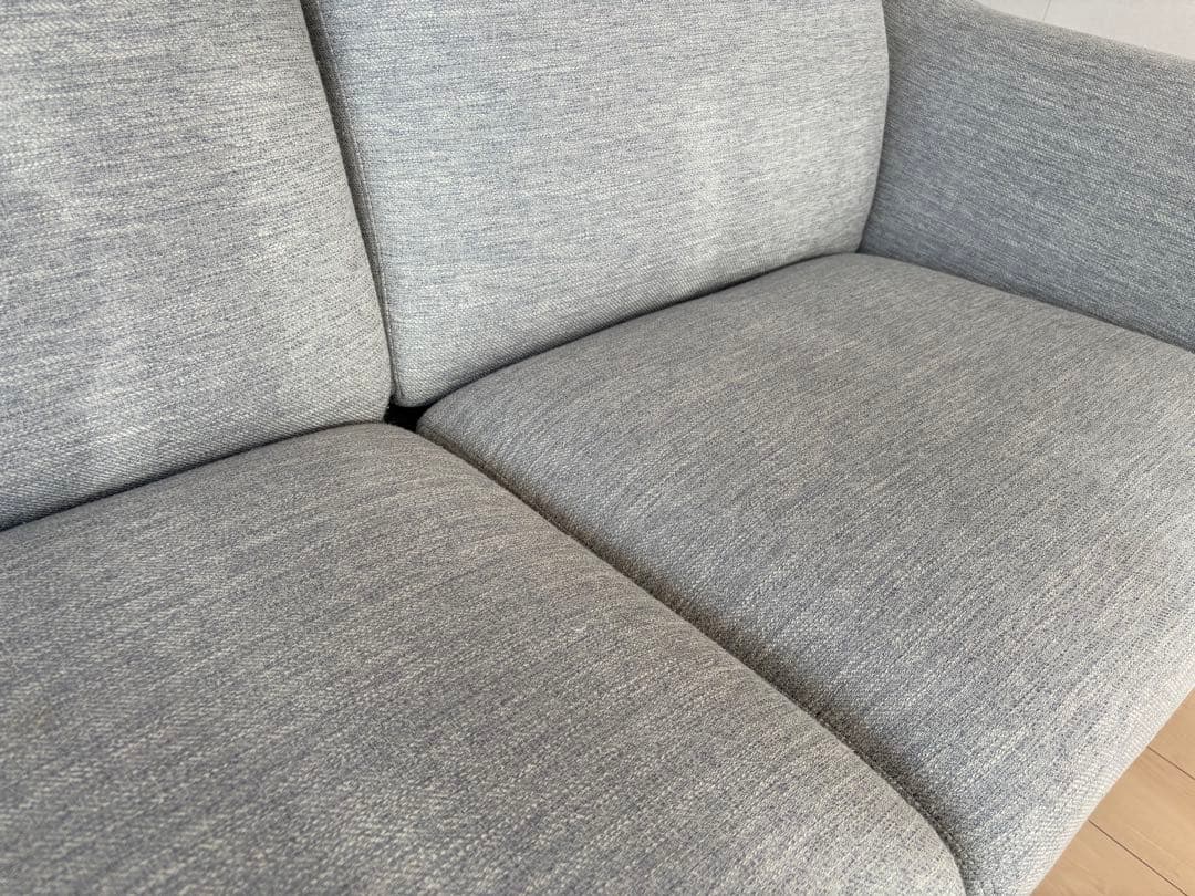 ニトリ　カウチソファ　グレー