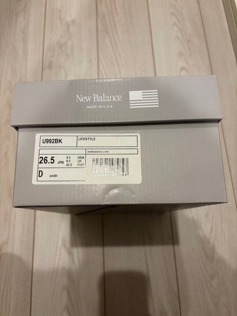 靴 New Balance 992 \"Black\" (2025)