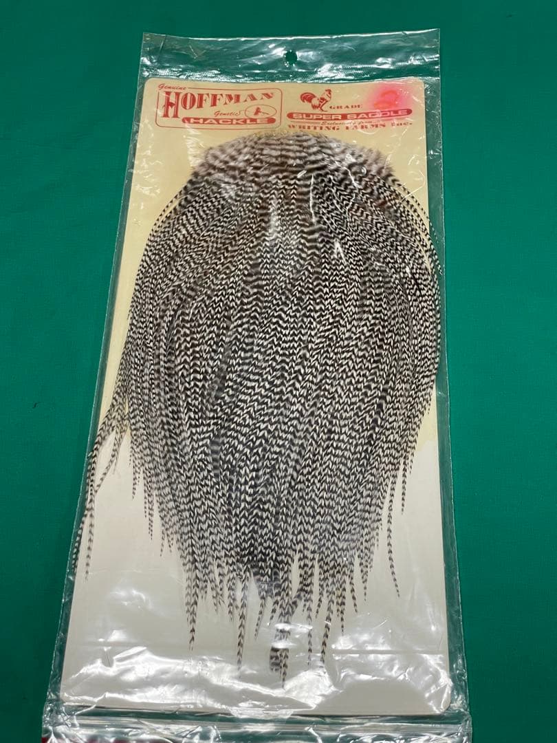 フライフィッシング　ドライフライ用マテリアル　ホワイティング グリズリーサドル