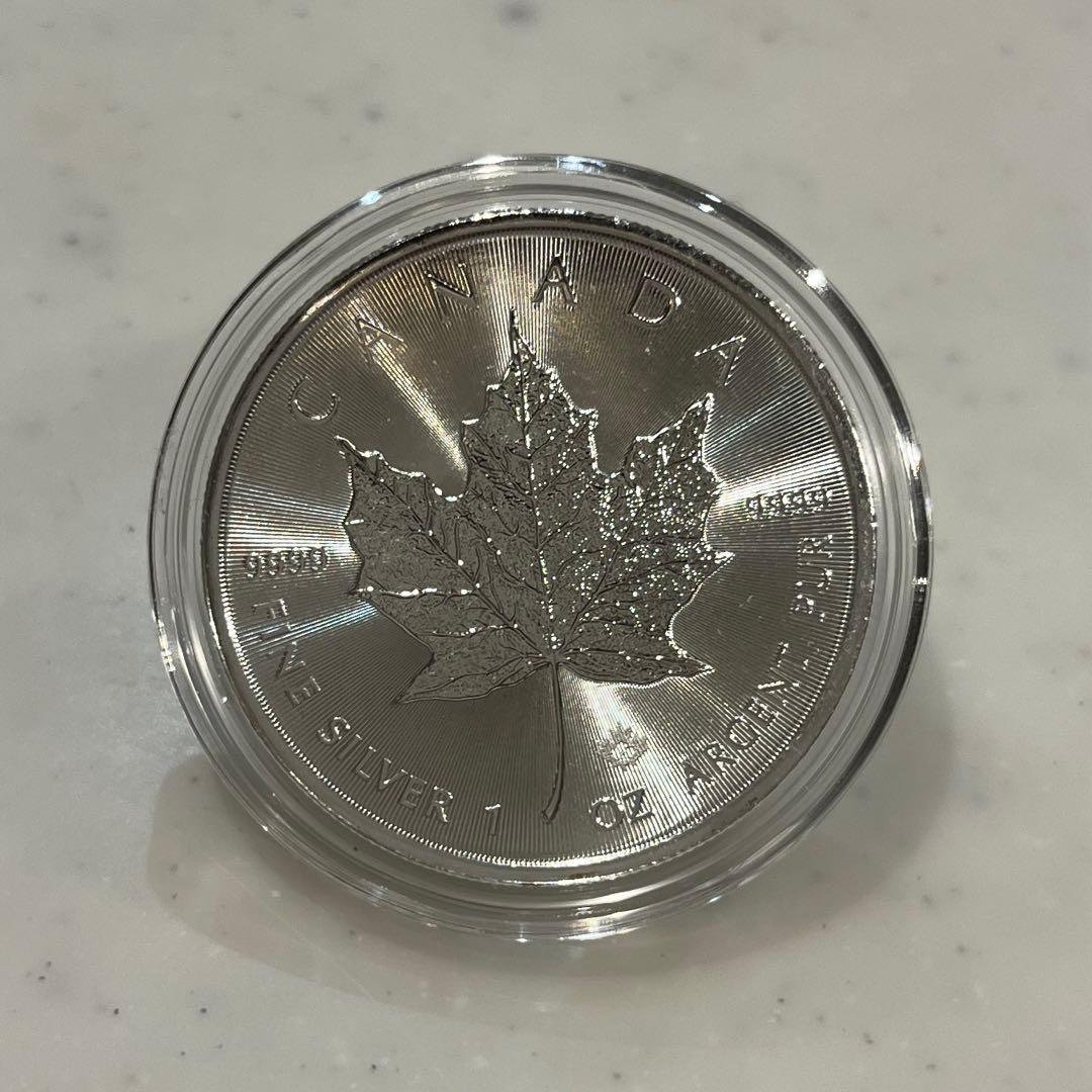 メイプルリーフ銀貨　1オンス