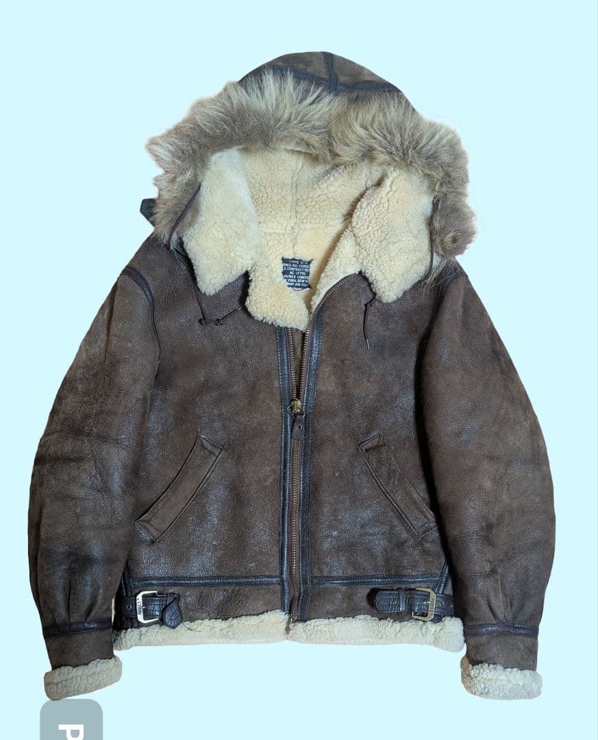 T*様 【希少】AVIREX B-3 フライトジャケット ファーフード 米国製