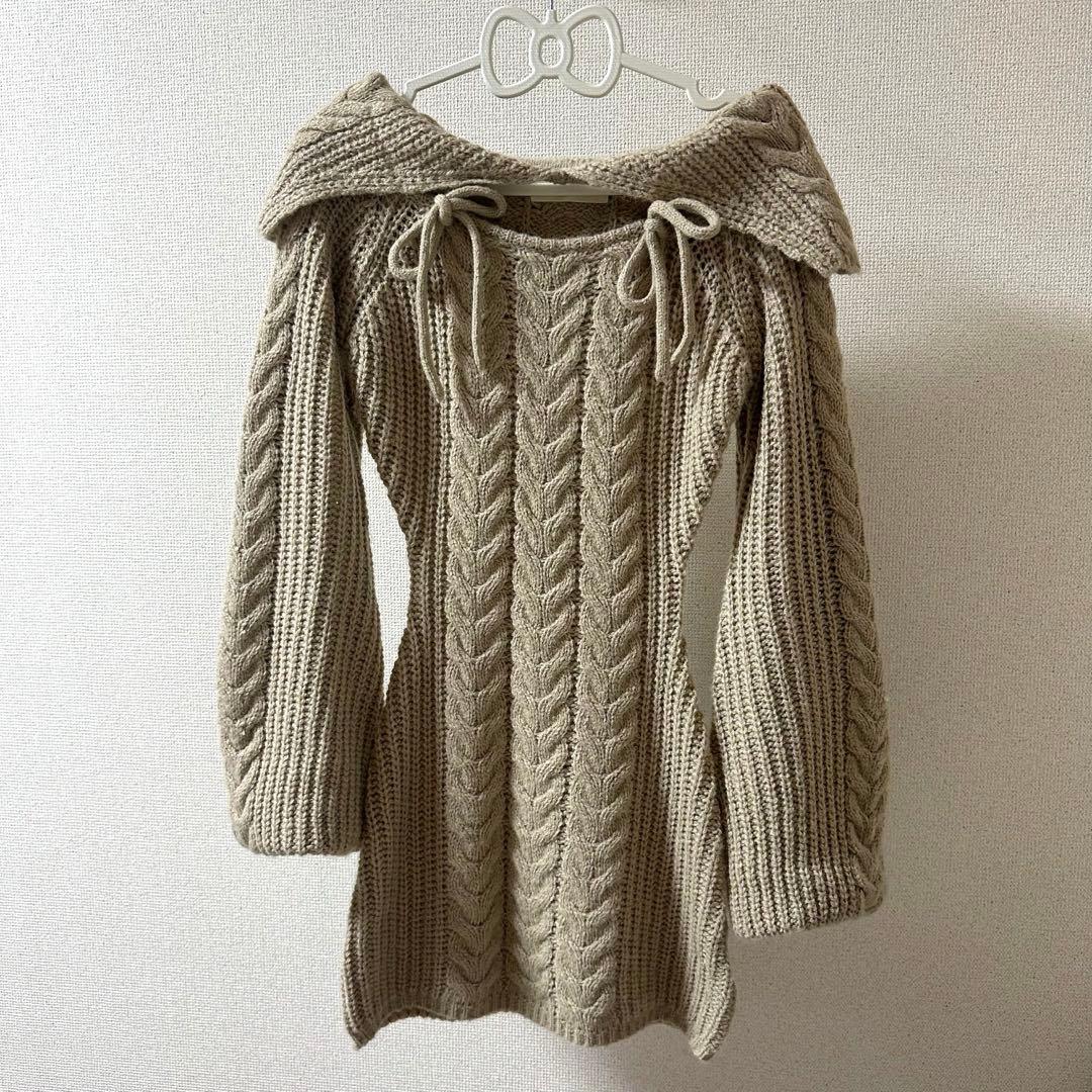 アンドマリー ニットトップス♡ Aura cable knit tops