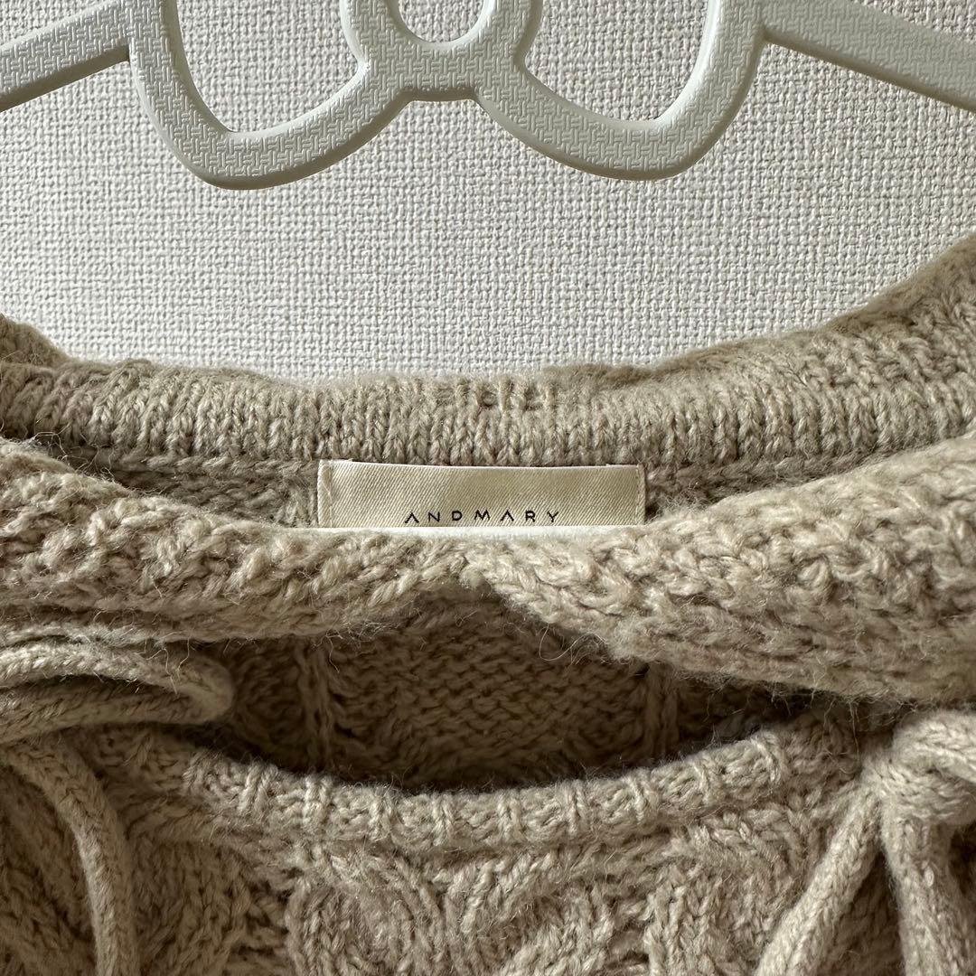 アンドマリー ニットトップス♡ Aura cable knit tops